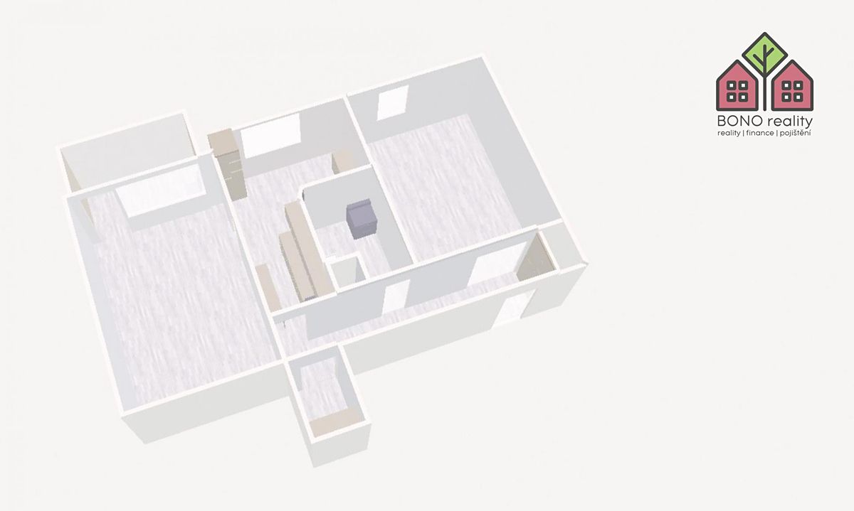 Pronájem bytu 2+1 60 m² – fotografie 4