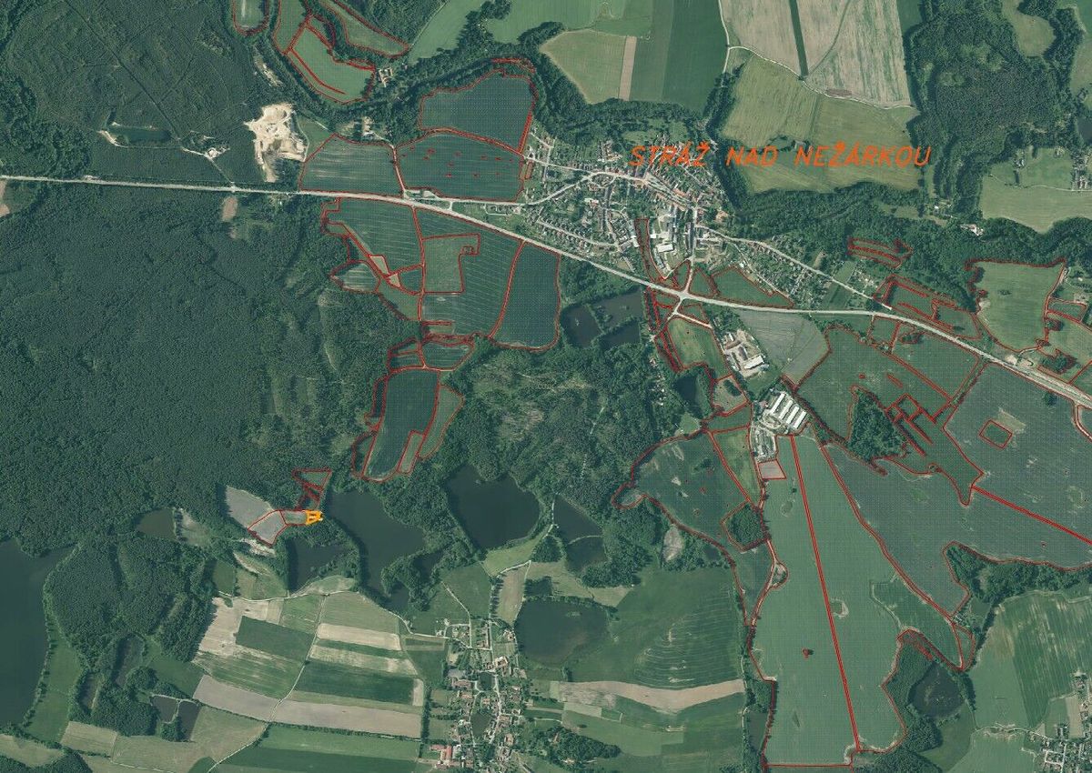 Prodej pozemku 1431 m², Stráž nad Nežárkou – fotka 1 z 3