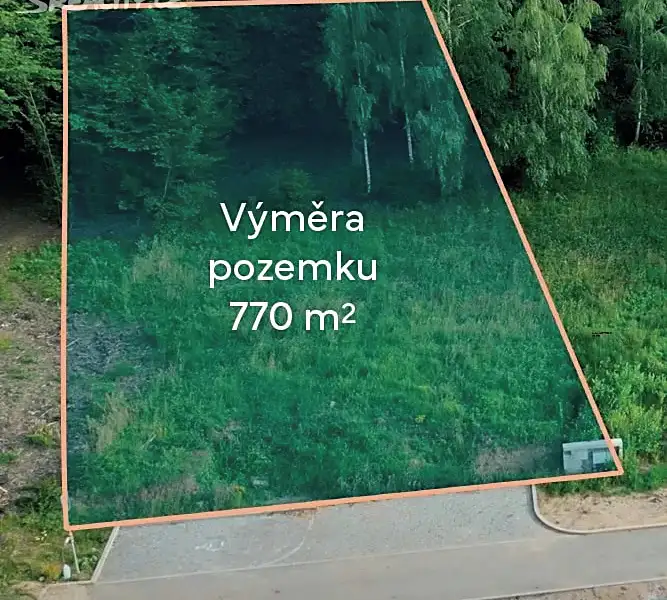 Prodej stavebního pozemku 770 m², Řevnice – náhled fotky 2