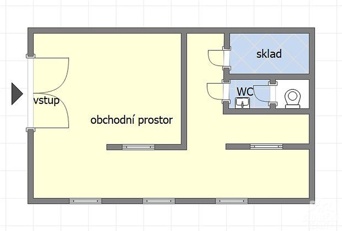 Pronájem obchodního prostoru 72 m² – fotografie 3