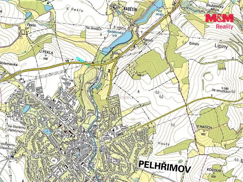 Prodej pole 4712 m², Pelhřimov – náhled fotky 3