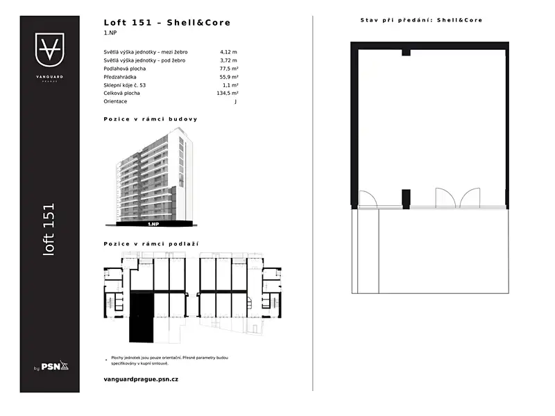 Prodej bytu 2+kk 78 m², Praha – náhled fotky 2