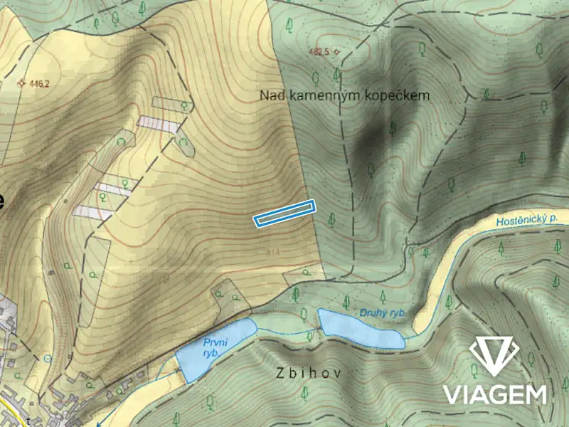 Prodej pole 2198 m², Hostěnice – náhled fotky 3