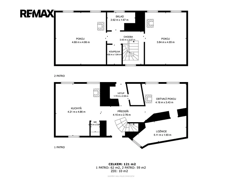 Pronájem rodinného domu 121 m², pozemek 92 m², Horní Planá – náhled fotky 2