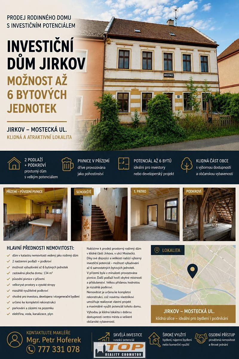 Prodej činžovního domu 350 m²