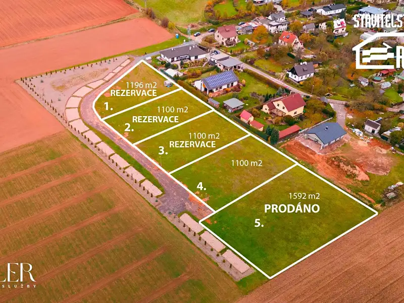 Prodej stavebního pozemku 1100 m², Trutnov – náhled fotky 1