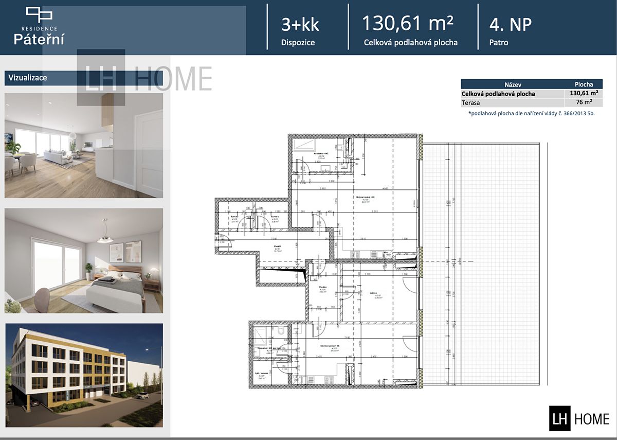 Prodej bytu 3+kk 130 m² – fotografie 2
