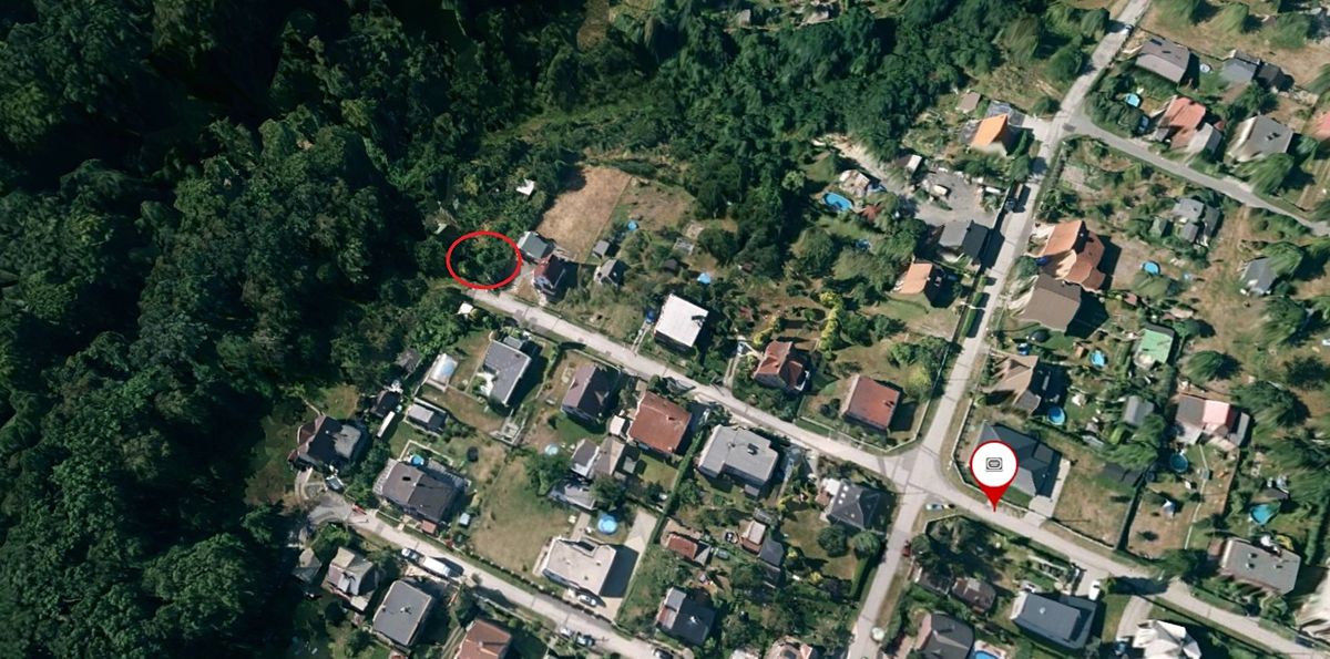 Prodej stavebního pozemku 1078 m²