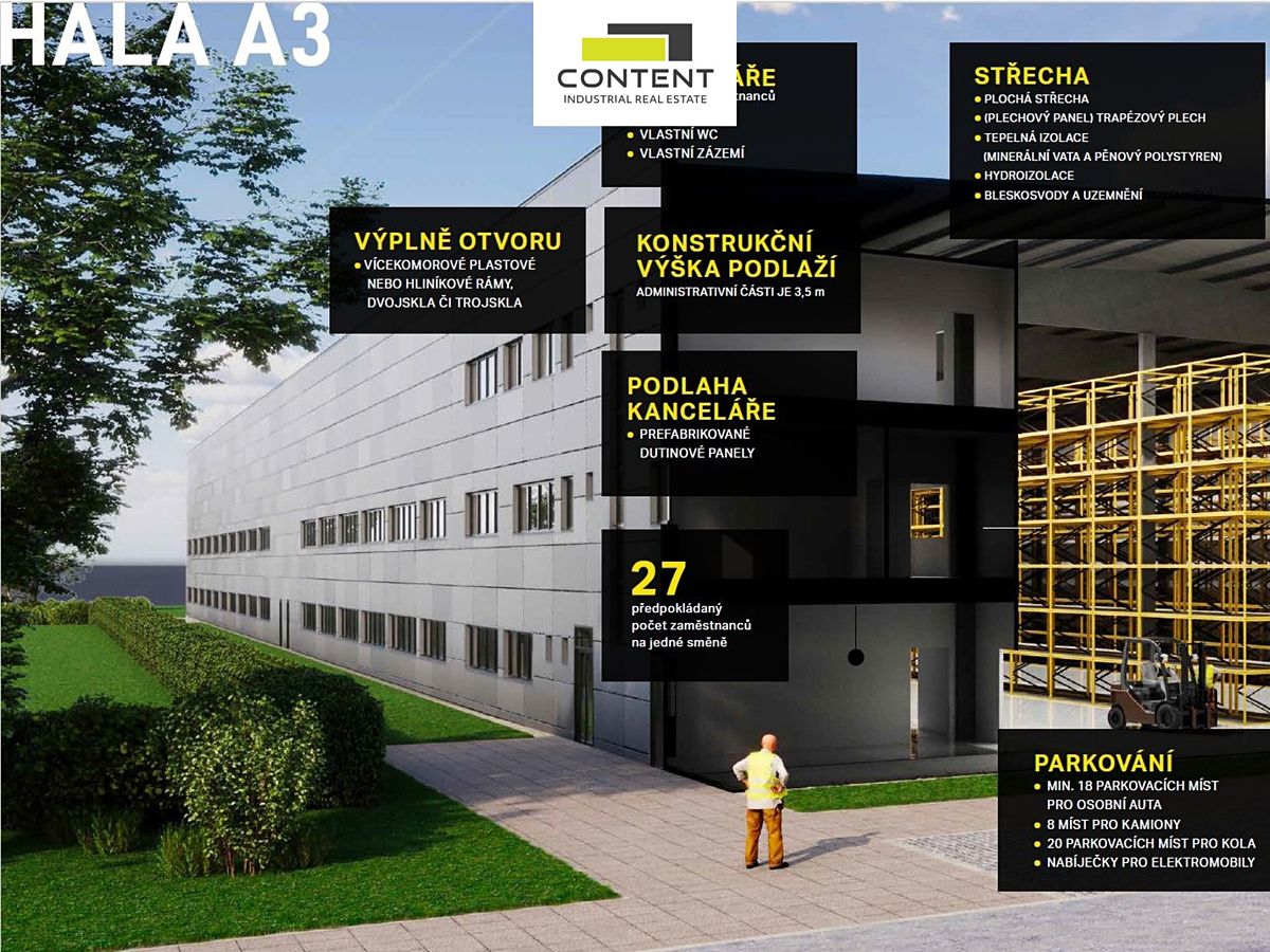Pronájem výrobní haly, prostoru 7800 m² – fotografie 3