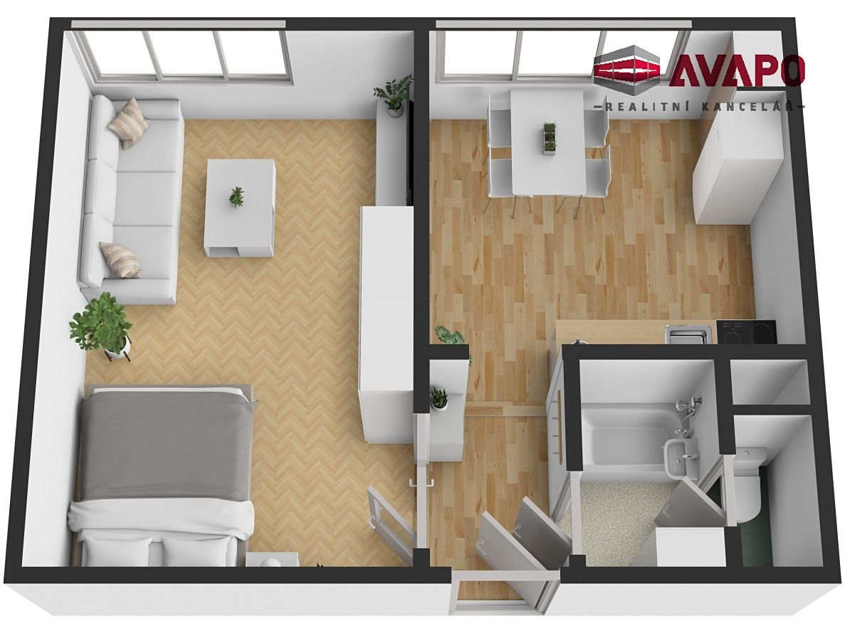 Prodej bytu 1+1 36 m² – fotografie 2