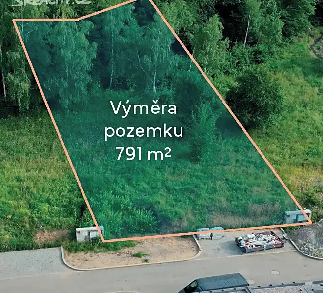 Prodej stavebního pozemku 791 m², Řevnice – náhled fotky 2