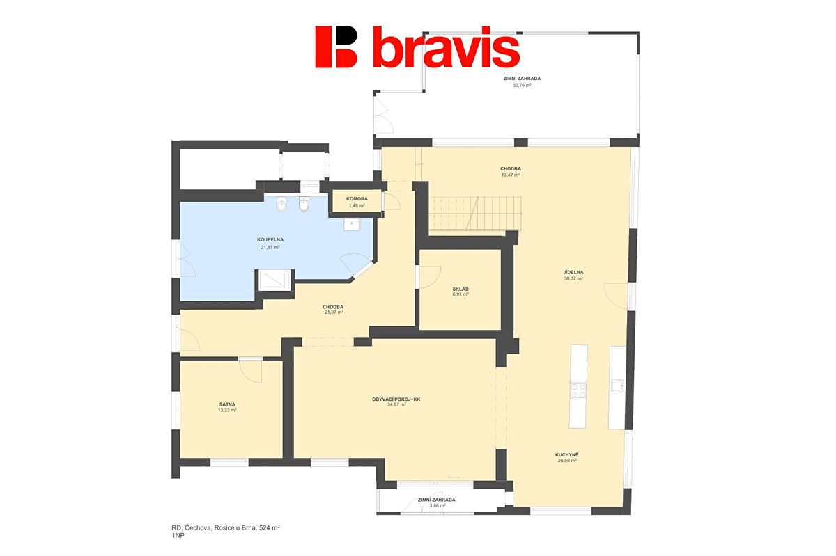 Prodej rodinného domu 524 m², pozemek 1040 m² – fotografie 5