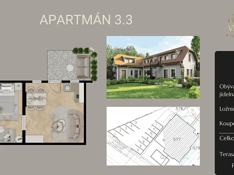 Prodej apartmánů 34 m², Lednice – náhled fotky 3
