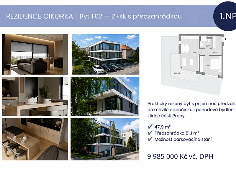 Prodej bytu 2+kk 48 m², Praha – náhled fotky 2
