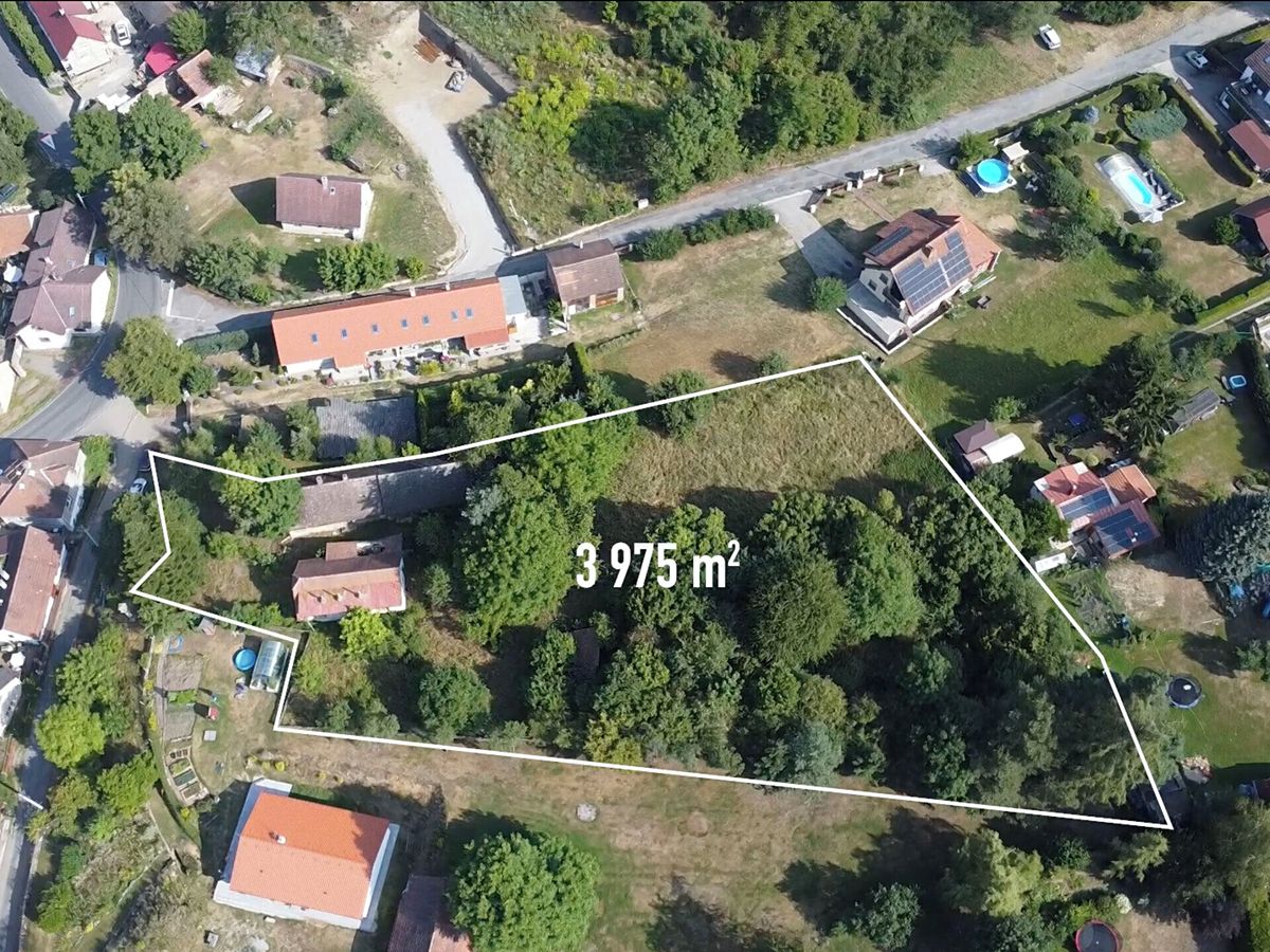 Prodej stavebního pozemku 3975 m², Týnec nad Sázavou – fotka 1 z 3