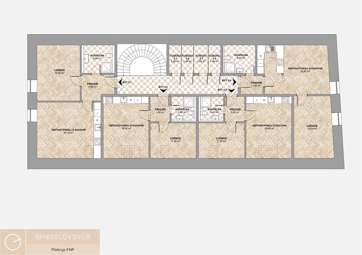 Pronájem bytu 2+kk 63 m² – fotografie 5