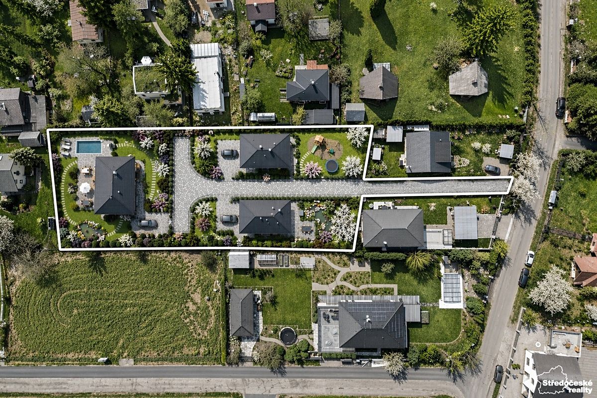 Prodej stavebního pozemku 3004 m², Louňovice – fotka 1 z 3