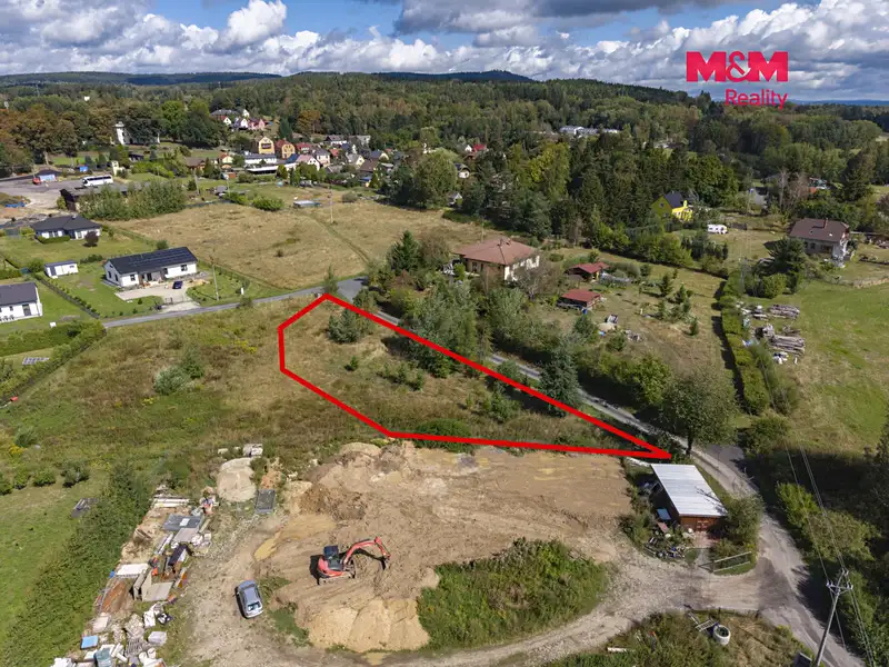 Prodej pozemku 1396 m², Hazlov – náhled fotky 3