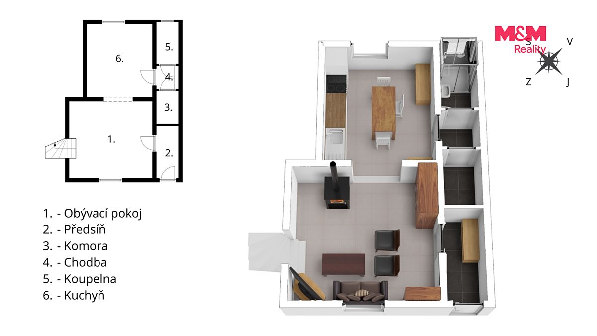Prodej rodinného domu 180 m², pozemek 956 m² – fotografie 4