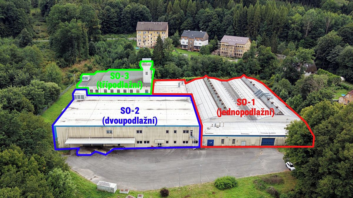 Prodej výrobní haly, prostoru 12000 m²
