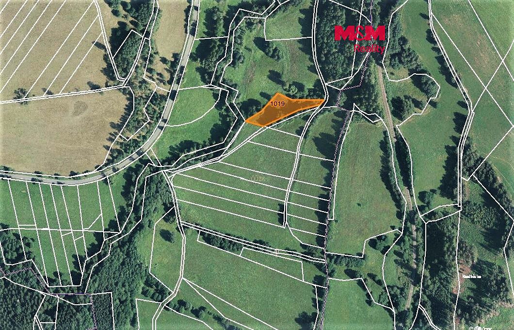 Prodej louky 2455 m², Bernartice – fotka 1 z 3