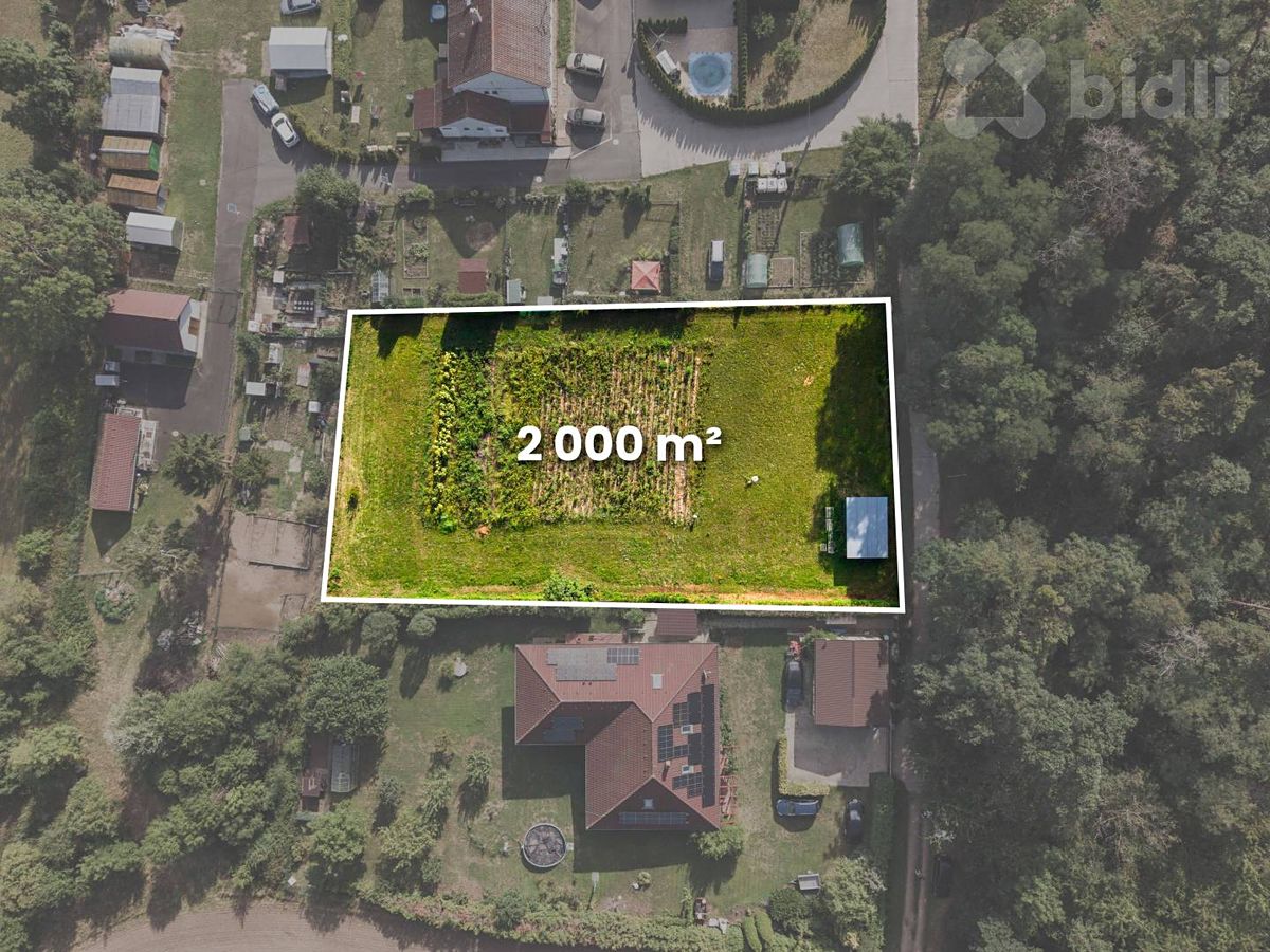 Prodej stavebního pozemku 2000 m² – fotografie 2