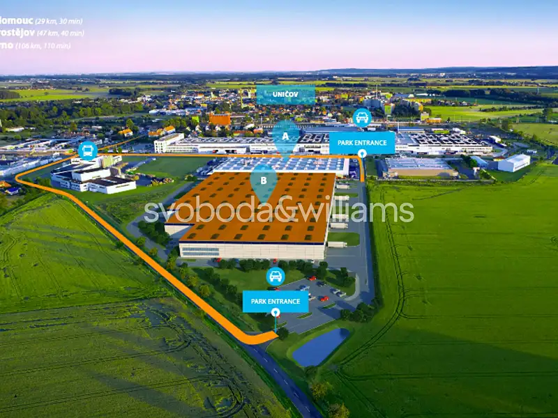 Pronájem výrobní haly, prostoru 10000 m², Uničov – náhled fotky 2