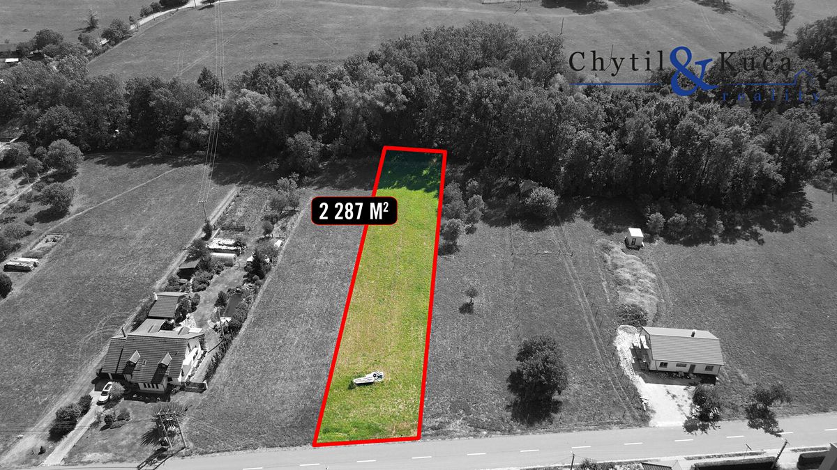 Prodej stavebního pozemku 2287 m² – fotografie 3