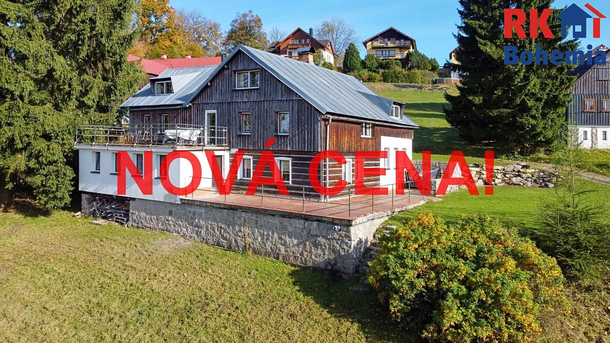 Prodej chaty 306 m², pozemek 2465 m²