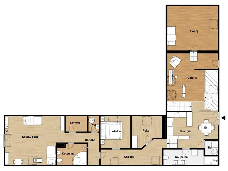 Prodej rodinného domu 280 m², pozemek 577 m², Kosova Hora – náhled fotky 3