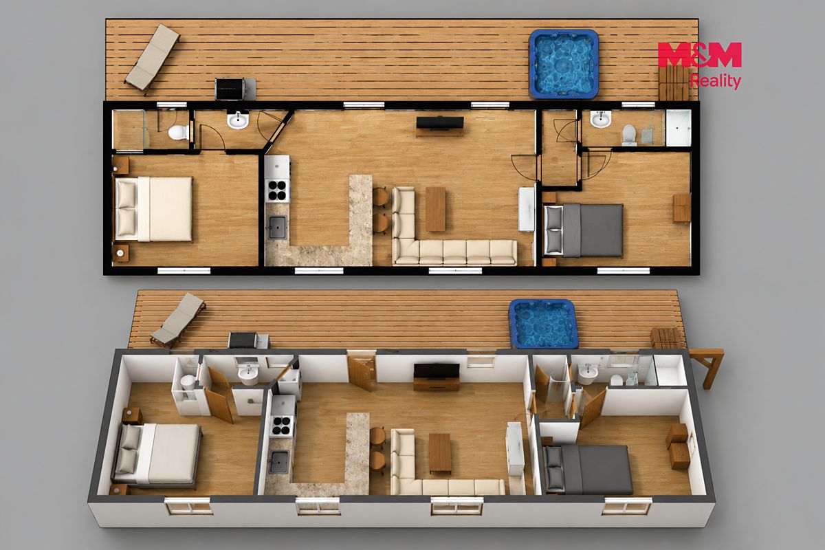 Prodej chaty 40 m², pozemek 923 m² – fotografie 3