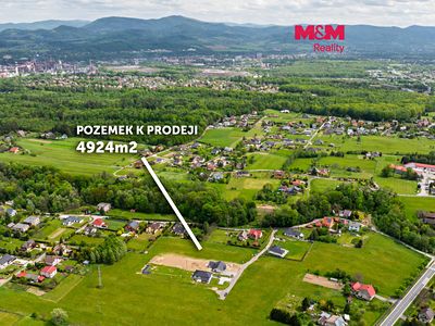 Prodej stavebního pozemku 4924 m²