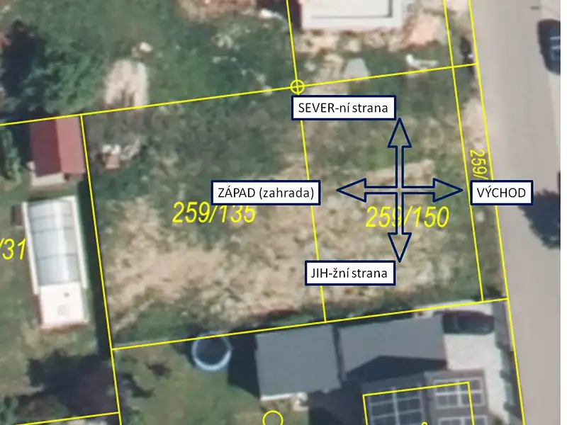 Prodej stavebního pozemku 601 m², Mnichovo Hradiště – náhled fotky 3