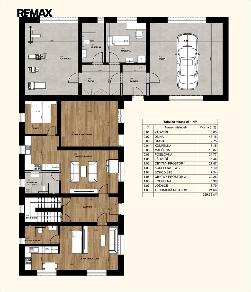 Prodej rodinného domu 353 m², pozemek 2667 m² – fotografie 3