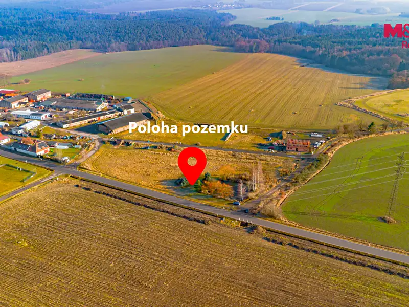 Prodej stavebního pozemku 1245 m², Bechyně – náhled fotky 2
