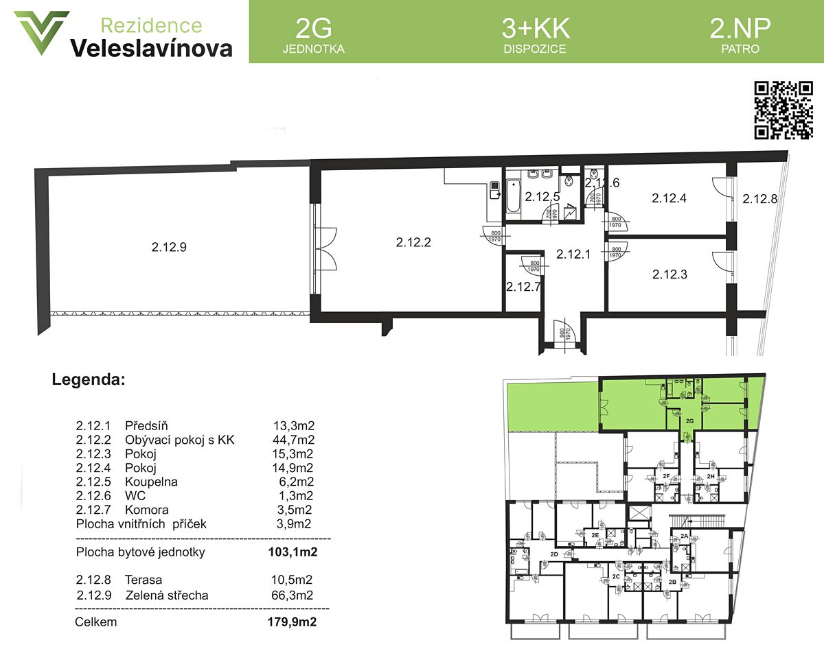 Prodej bytu 3+kk 103 m² – fotografie 2