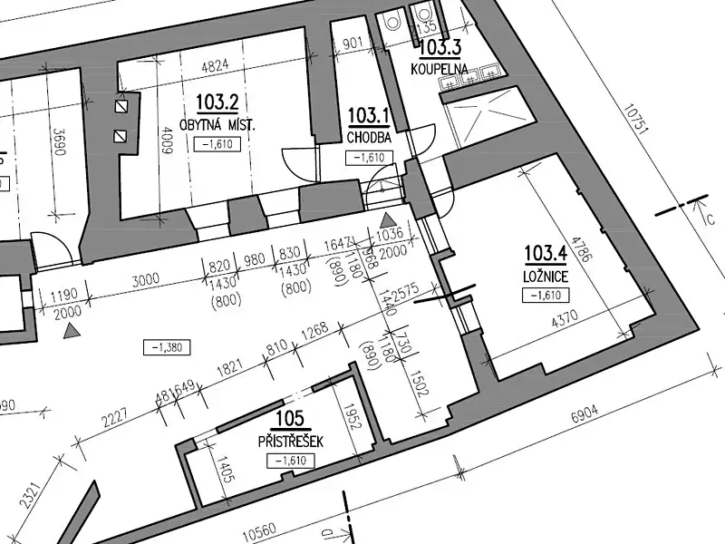 Prodej bytu 2+kk 63 m², Jenišovice – náhled fotky 2