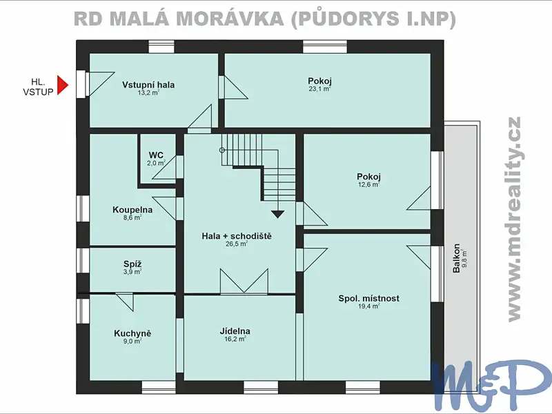 Prodej rodinného domu 220 m², pozemek 2343 m², Malá Morávka – náhled fotky 2