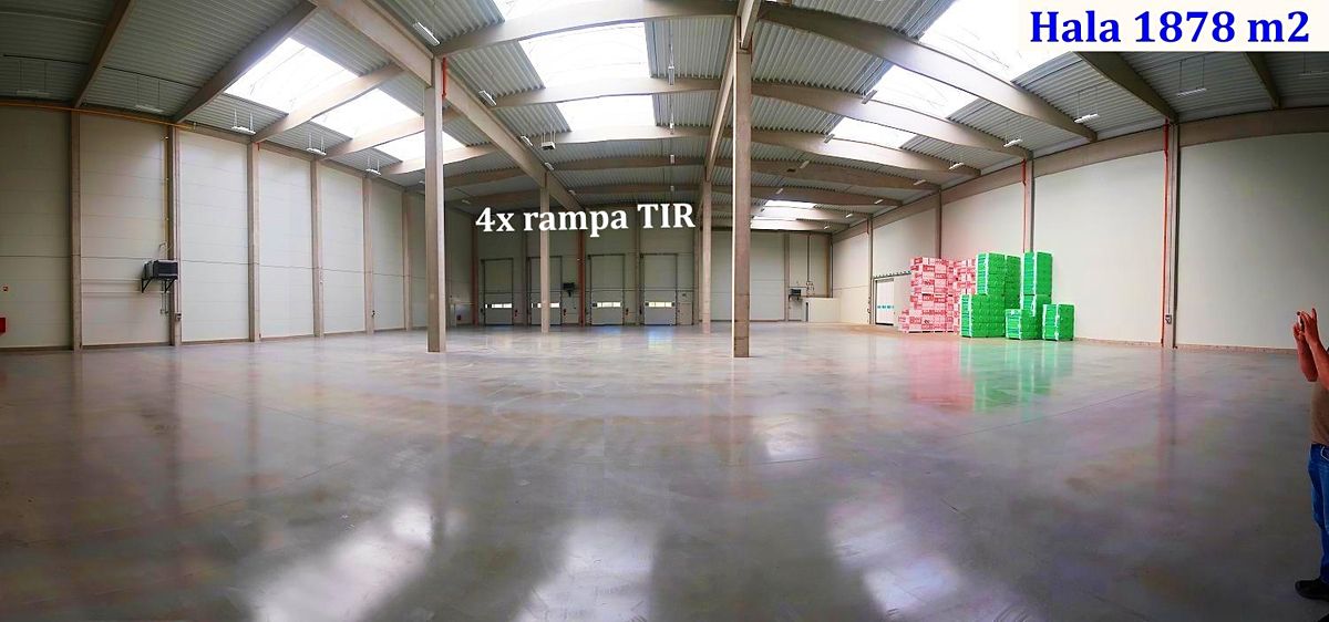 Pronájem skladového prostoru 1876 m²
