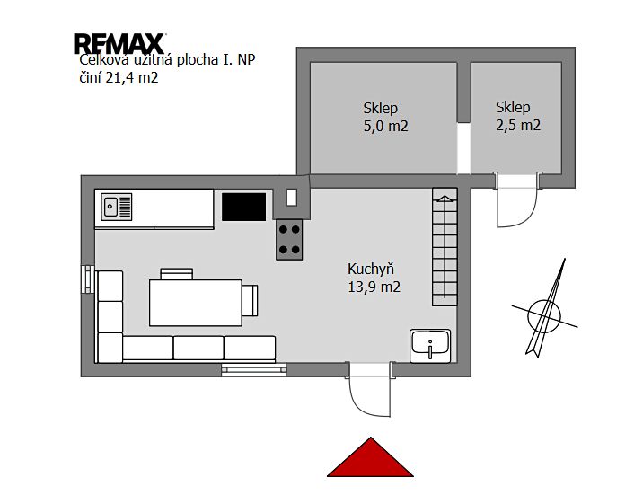 Prodej chaty 58 m², pozemek 46 m² – fotografie 3