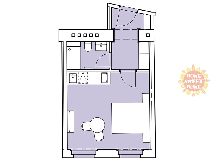 Wohnung 1+kk zur Miete, 33 m² (11 von 11)