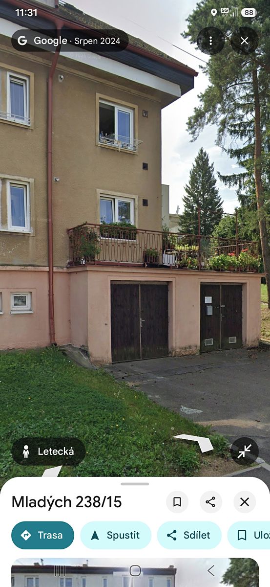 Pronájem garáže 15 m²