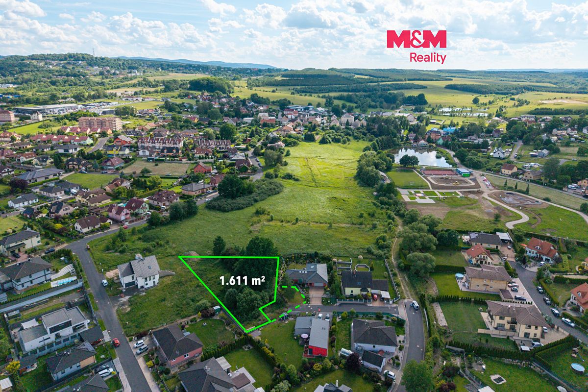Prodej stavebního pozemku 1611 m², Jenišov – fotka 1 z 3