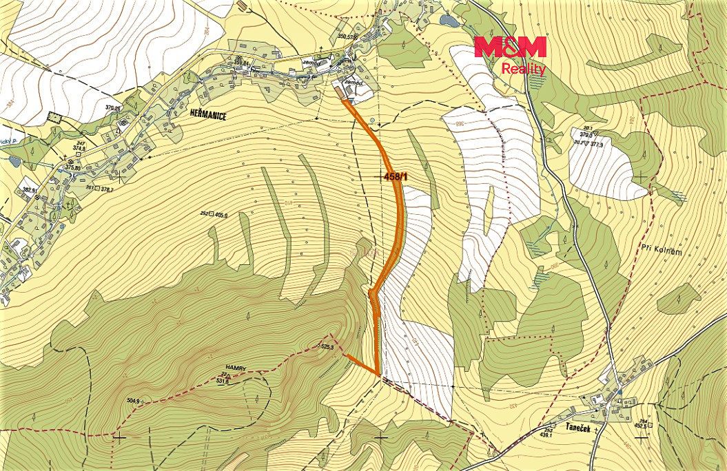Prodej lesa 17683 m², Žandov – fotka 1 z 3