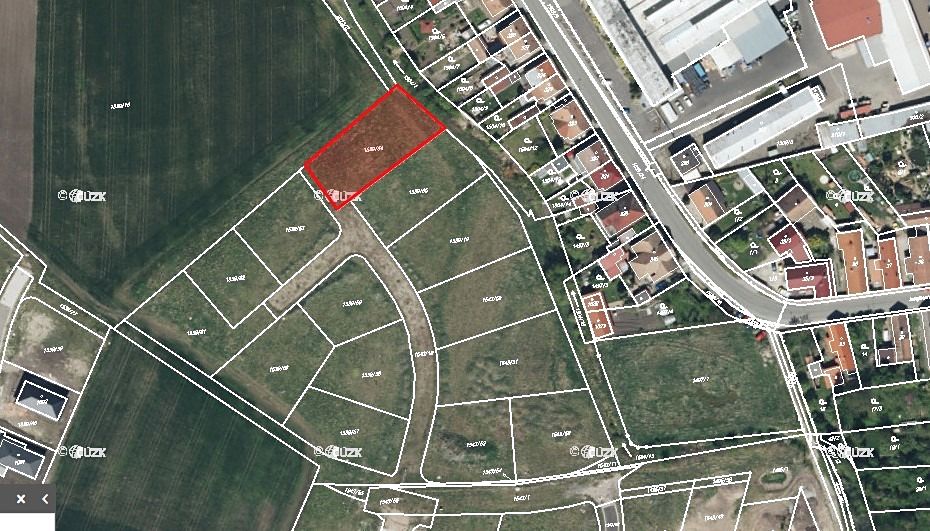 Prodej stavebního pozemku 1119 m²
