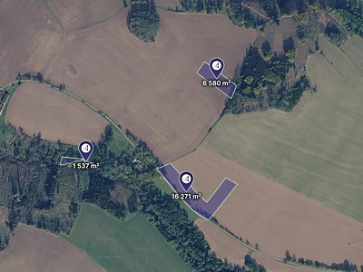 Prodej podílu 1/8  pole 3 049 m²