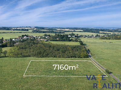 Prodej stavebního pozemku 7160 m²