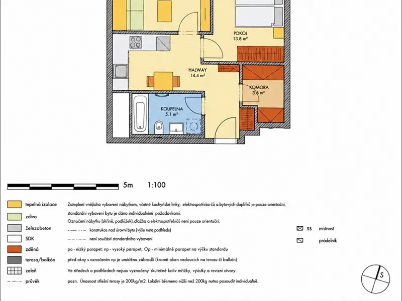 Prodej bytu 2+1 53 m², Praha – náhled fotky 2