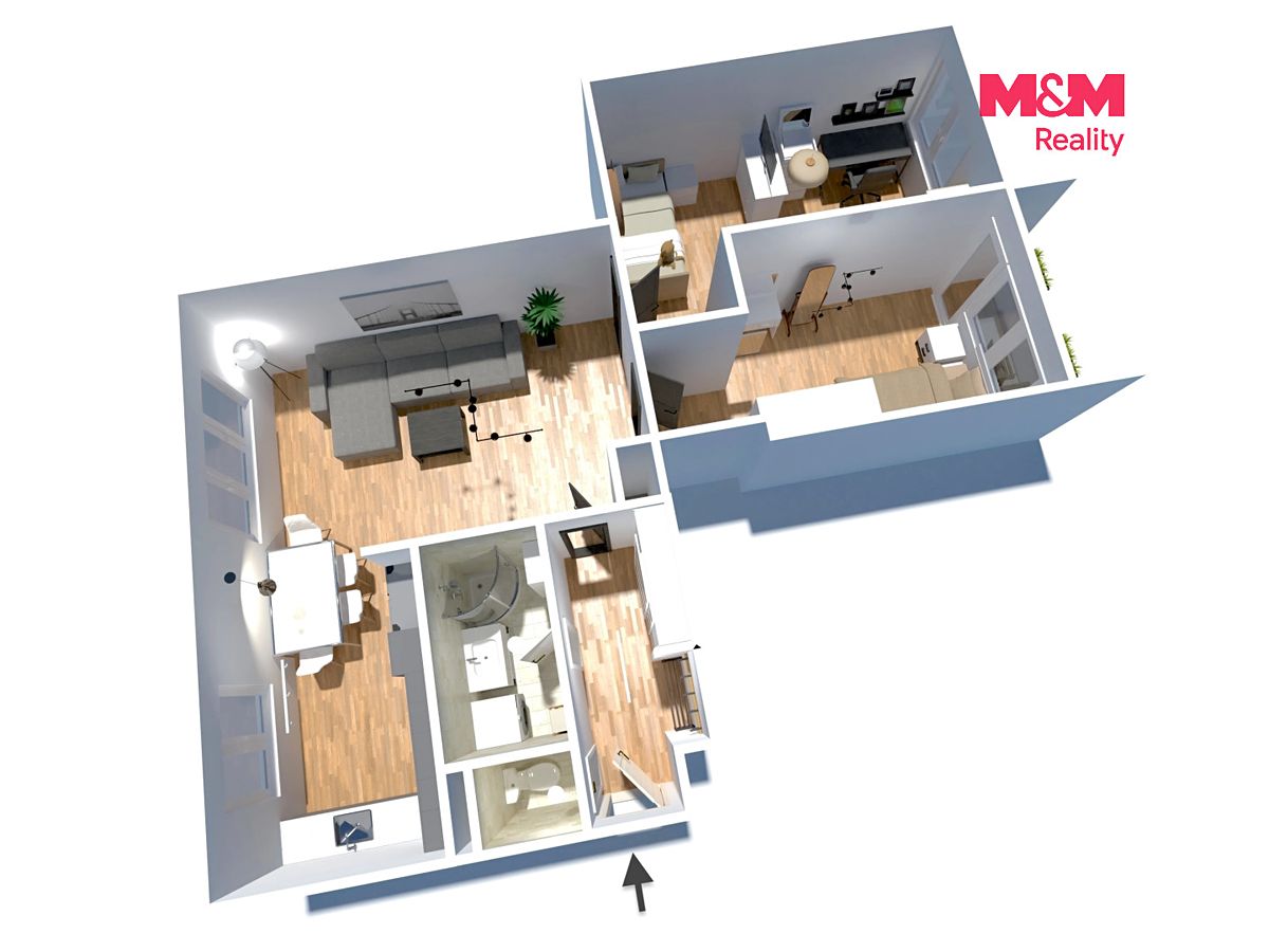 Prodej bytu 3+1 62 m² – fotografie 4