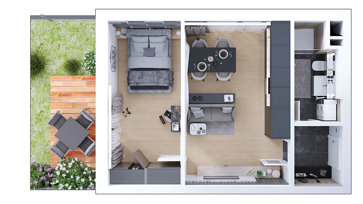 Prodej bytu 2+kk 42 m² – fotografie 2